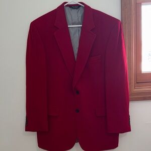 Red 100% camel hair jacket